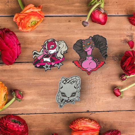 Persona 5 - Panther Pin Set - Eighty Sixed