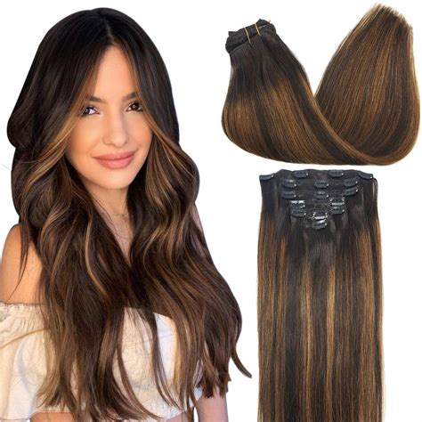 Extensions Clip Brown Hair at Ida Whitford blog