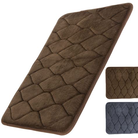 Latitude Run® AquaSoft Memory Foam Bath Mat - Non-Slip, Water Absorbent ...