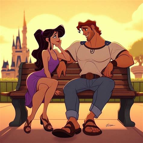 Hercules and Meg | Disney cartoon characters, Disney hercules, Disney ...