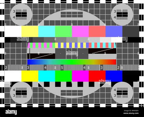 Tv test card hi-res stock photography and images - Alamy