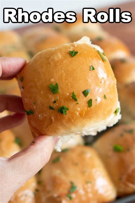 Easiest rhodes rolls frozen dinner rolls w butter and herbs borrowed ...