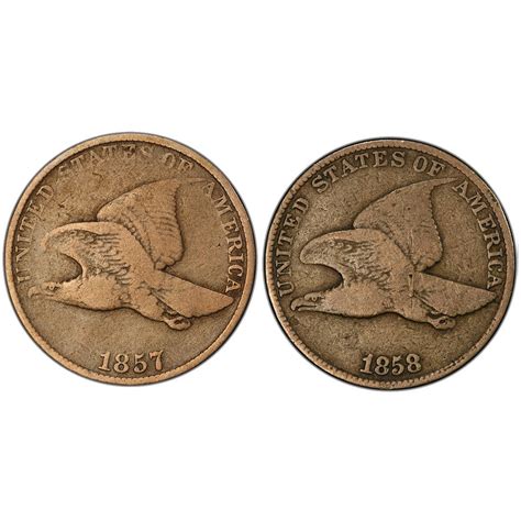 Buy 1857 & 1858 Flying Eagle Coin Set Online