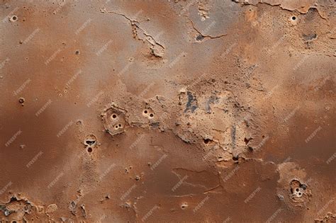 Premium Photo | Horizontal rust marks on metallic surface