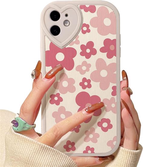 Amazon.com: Lovmooful Compatible for iPhone 11 Case Cute Flower Floral ...
