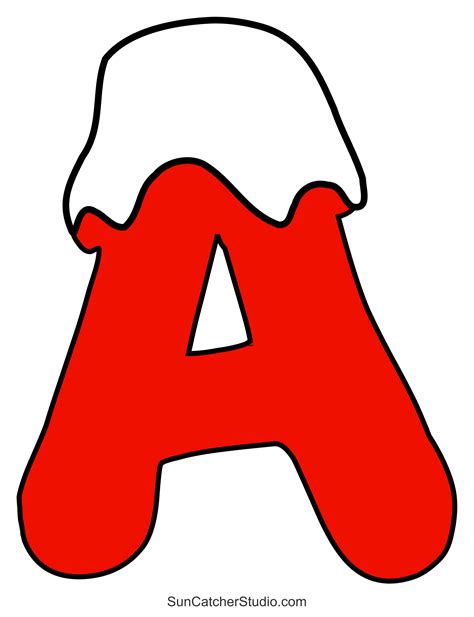 Free Printable Christmas Alphabet Letters | Fanny Printable