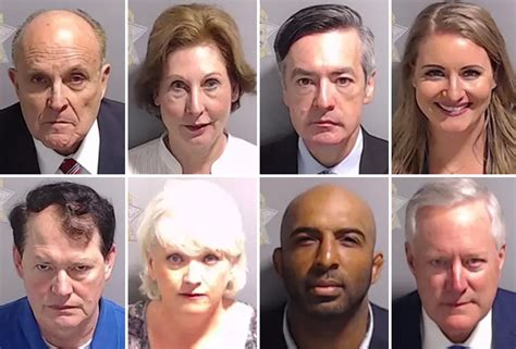 Full List of Donald Trump, Co-Defendant Mugshots Released by Police ...