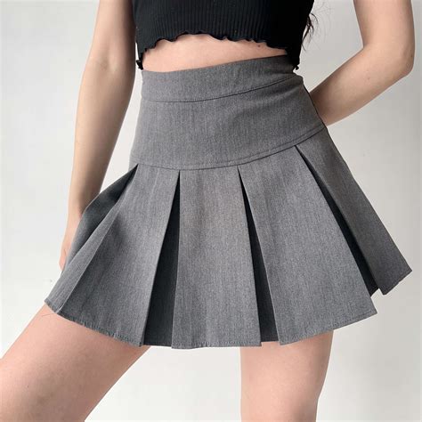 High waisted pleated skirt om0114 – Cutiekill