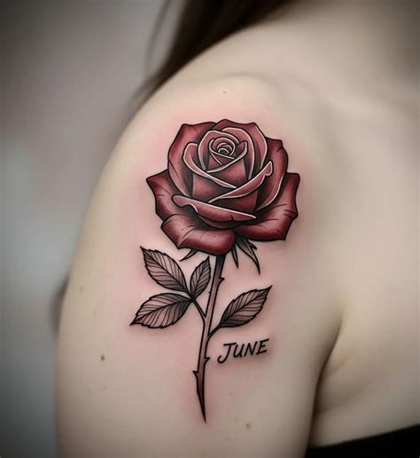 10 Stunning June Flower Tattoos With Meaning