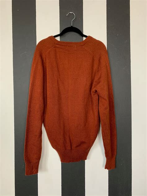 Womens Sweater Burnt Orange Knit at Hannah Colquhoun blog