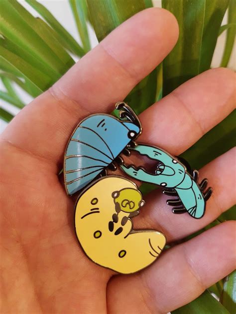 Bug Enamel Pins - Pill Bug/roly Poly, Stag Beetle, Grub - Etsy