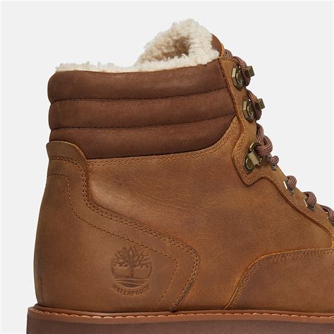 Britton Road Warm-Lined Waterproof Boot for Men in Brown