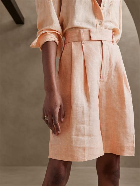 Palma Linen Bermuda Short | Banana Republic