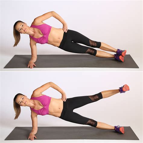Side Plank Leg Lift | Tone Your Entire Body With This 1 Move | POPSUGAR ...