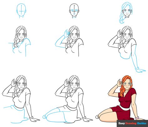 How to Draw a Sexy Anime Girl - Easy Step by Step Tutorial