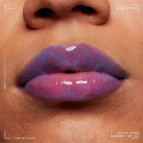 NYX Butter Gloss Blueberry Tart - Periwinkle Blue Lip Gloss - 0.27 Fl ...