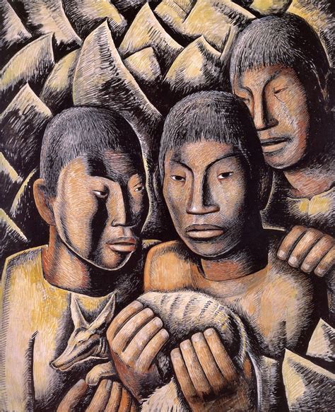 Indios con Cacomixtle (Padre e Hijos) (also known as Indians with Cacomixtle (Father and Sons ...