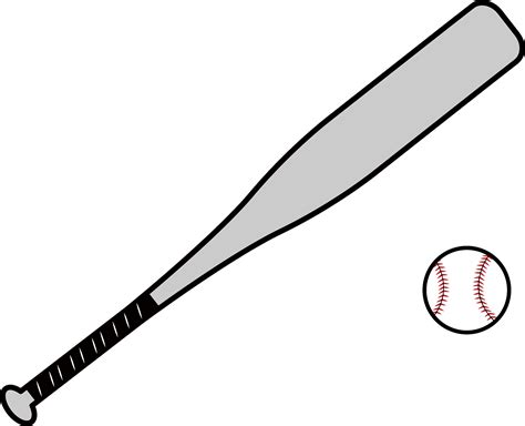 Baseball Bats Vector Art PNG, Crossed Baseball Bats Clip Art #3869924