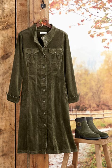 Corduroy Shirtdress - Coldwater Creek
