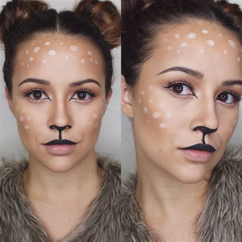 Deer Halloween Makeup look | Bree Armstrong | Deer halloween makeup ...
