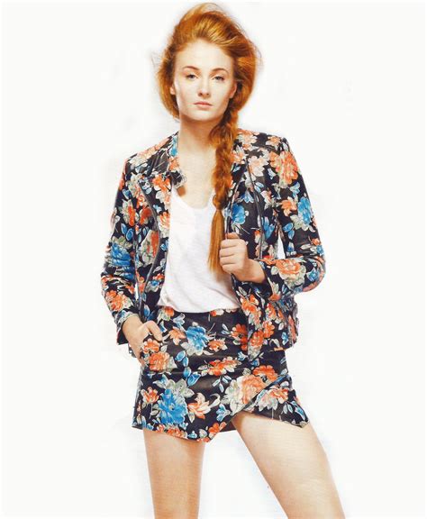 Sophie Turner (GoT) Glamour Magazine (UK) - April 2014 Issue • CelebMafia