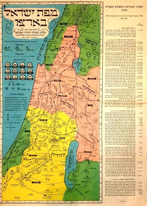 Biblical Boundaries Of Israel Map