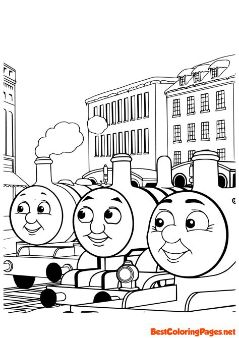 Thomas The Train Coloring Pictures