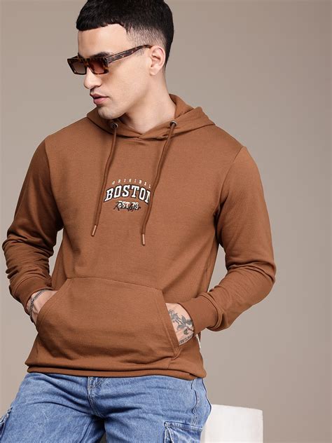 Buy The Roadster Life Co. Embroidered Hooded Sweatshirt - Sweatshirts ...