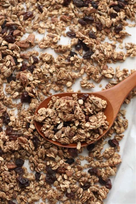 No Added Sugar Granola Recipe - MJ and Hungryman