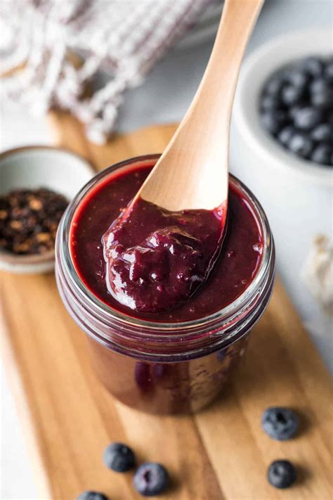 Blueberry BBQ Sauce - My Quiet Kitchen