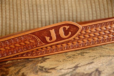 Hand Tooled Leather Belt Patterns - Pattern Making Tips