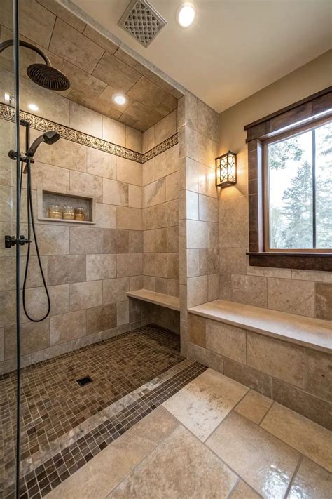 15+ Inspiring Doorless Walk-In Shower Ideas
