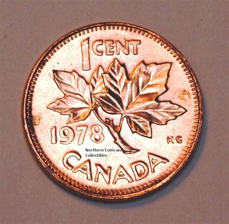 1978 1 Cent Canada Copper Nice Uncirculated Canadian Penny BU - Etsy