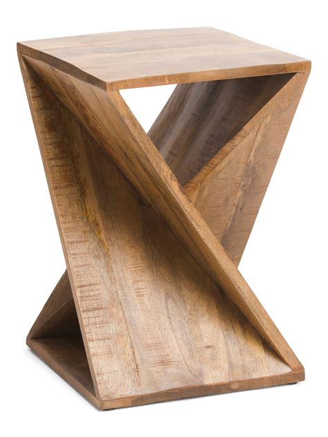 Mango Wood Side Table Made In India
