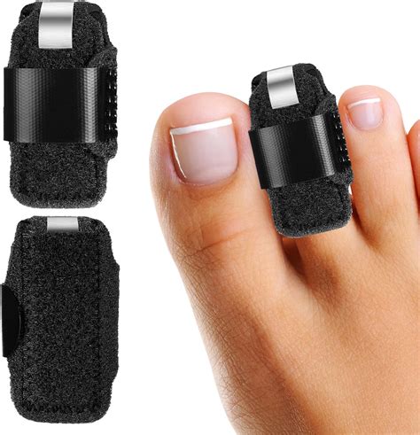 Toe Splint for Bent Toes Toe Straightener Hammer Toe Corrector Adjustable Toe Brace Finger ...