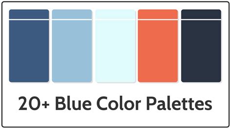 20+ Best Blue Color Palettes for 2026 - Venngage