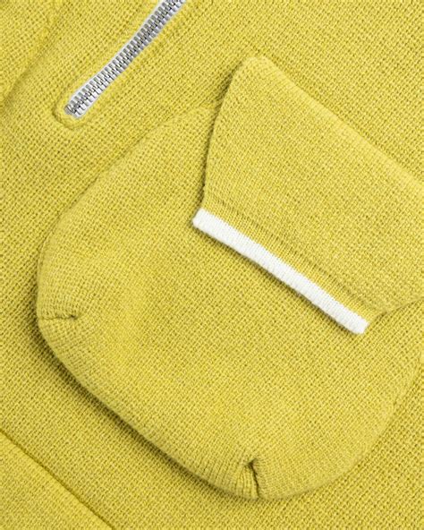 Bonsai – Half-Zip Cargo Sweater Yellow | Highsnobiety Shop