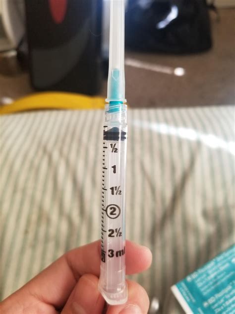How Much Is 0.5 Ml on a 3ml Syringe