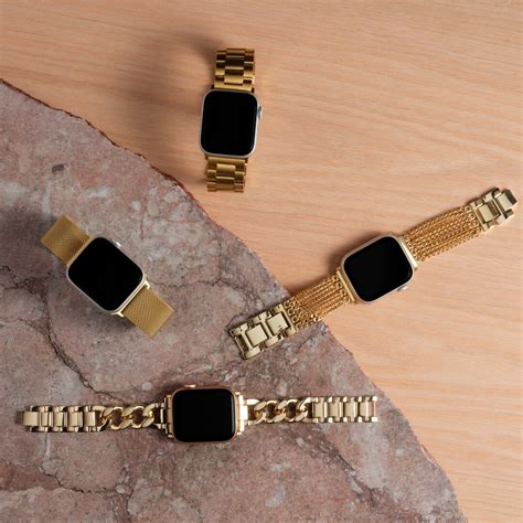 Venus Bracelet Apple Watch Band - Gold - The Salty Fox