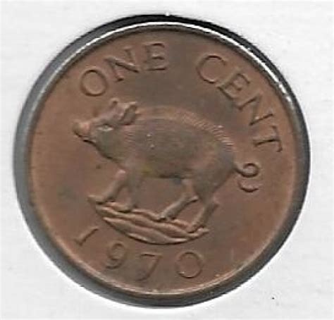 1 Cent 1970, 1970-1985 Issue - Bermuda - Coin - 43876