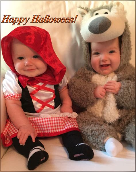 Twin Babies In Halloween Costumes