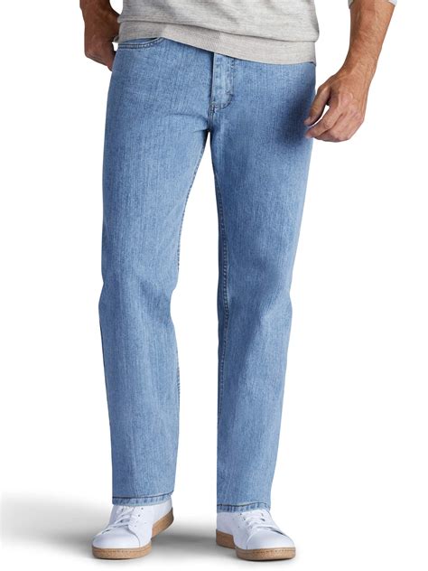 Lee Men's Relaxed Fit Straight Leg Jeans - Walmart.com