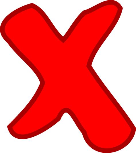 Red X Clipart