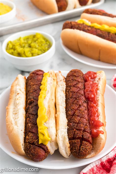 Smoked Hot Dogs - grillonadime.com