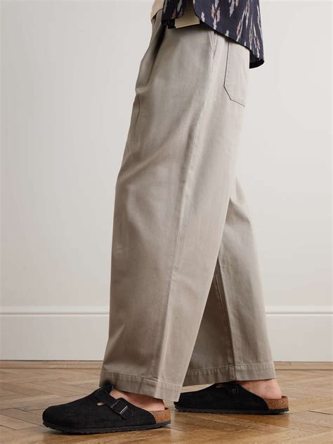 BIRKENSTOCK Boston Suede Clogs for Men | MR PORTER