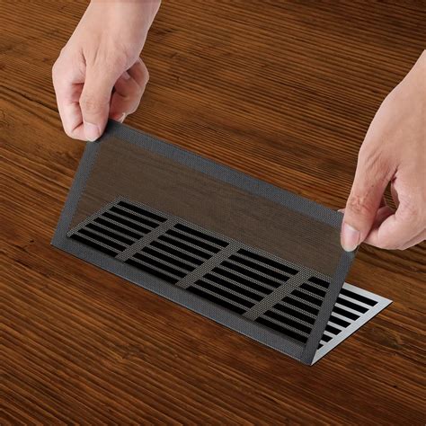 4pcs Floor Vent Mesh Covers, 4x10inch PVC Rectangle Air Vent Screen ...