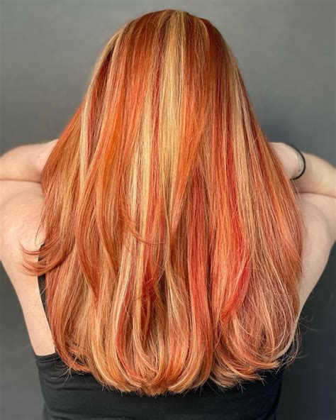 29 Trendy Ways to Pair Red Hair with Highlights (Photos) | Red blonde ...