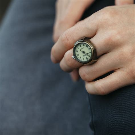 Elastic Finger Punk Hip Hop Vintage Ring Watch By Sparkling Aura