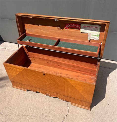 An art deco cedar waterfall chest by Lane, circa 1950 at 1stDibs | lane ...