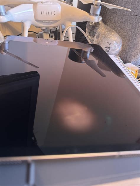 Anyone have any idea what this discolored spot on the screen could be ...